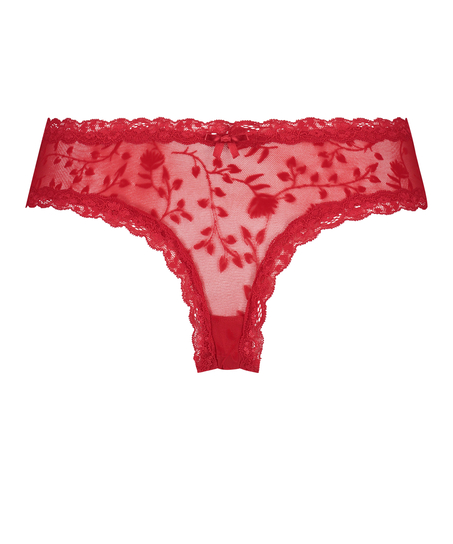 V-shape Mesh Brazilian, Red
