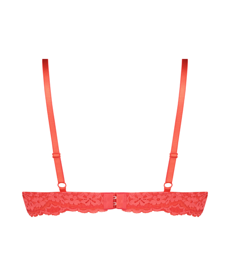 Rose Non-Padded Underwired Bra, Red