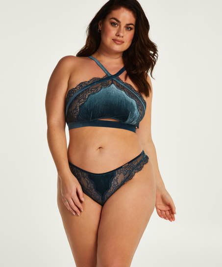 Janelle Bralette Curvy Lucy Hale, Blue