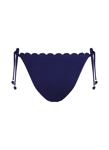 Scallop Bikini Bottoms, Blue
