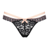 Martha Extra Low Rise Thong, Black