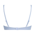 Scallop Padded Underwired Bikini Top, Blue
