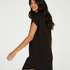 Round Neck Nightshirt, Black