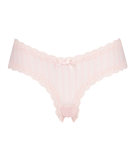 V-shape Mesh Brazilian, Pink