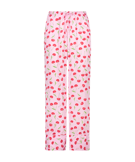 Springbreakers Woven Pyjama Bottoms, Pink
