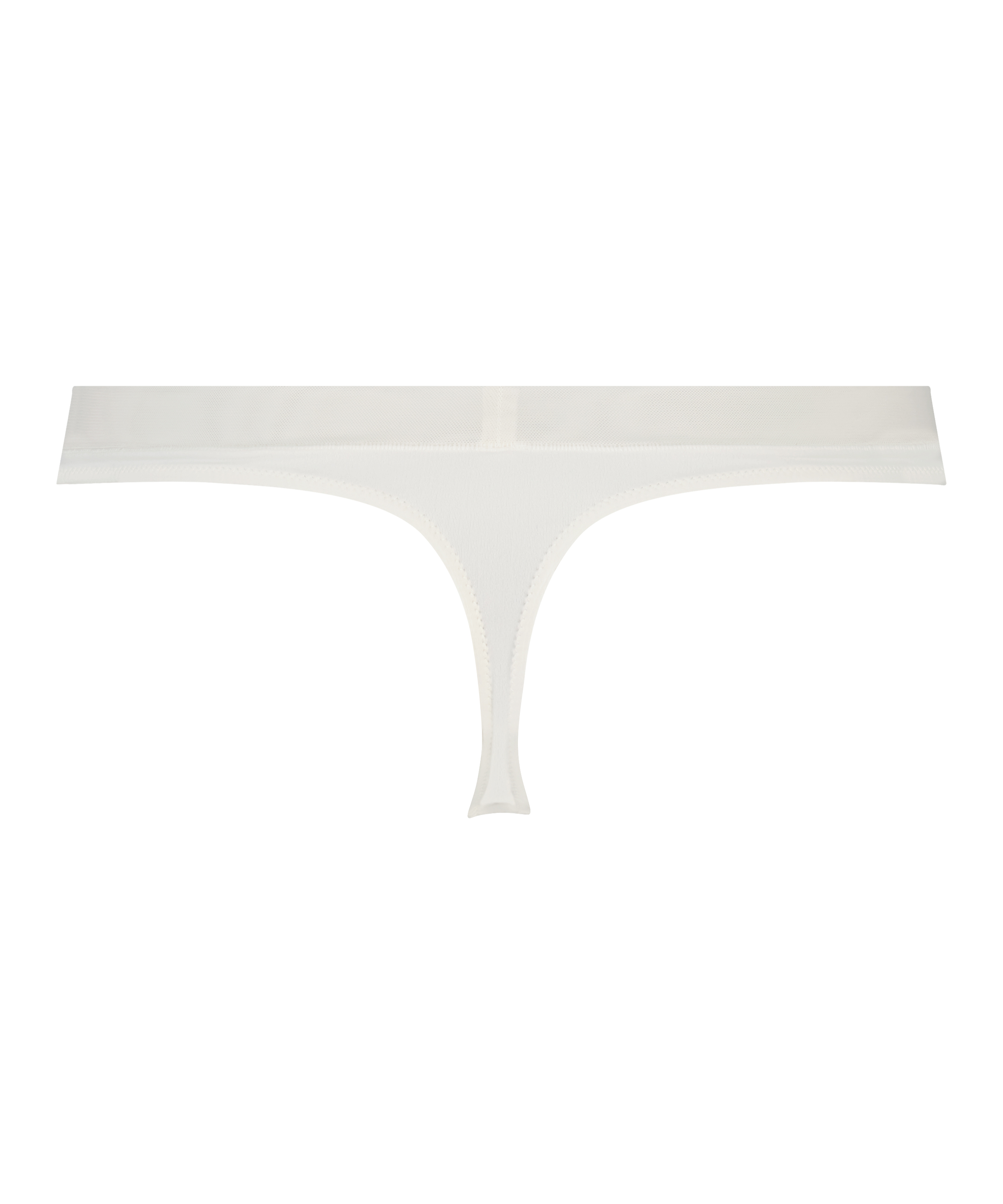 Mesh Thong, White, main