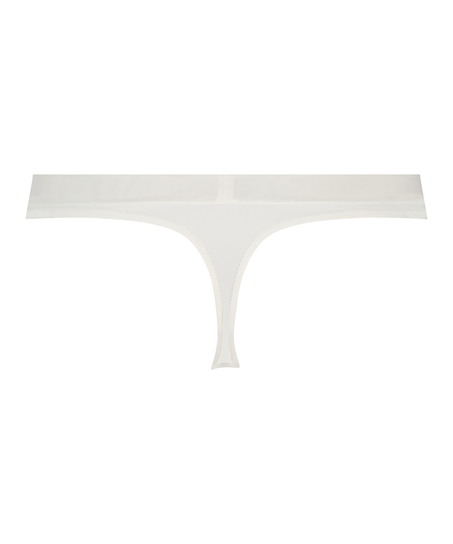Mesh Thong, White