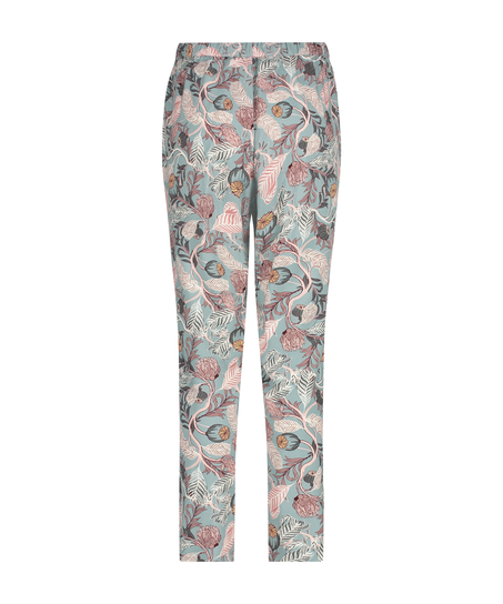 woven tapered Pyjama Pants, Grey