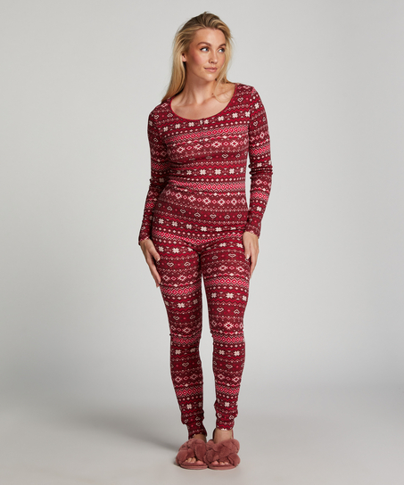 Pajama Set, Red