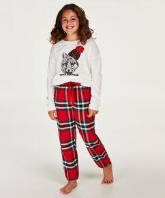 Pyjamaset teenager girl, Red