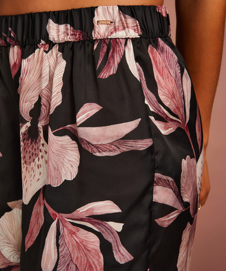 Palazzo Trousers, Black