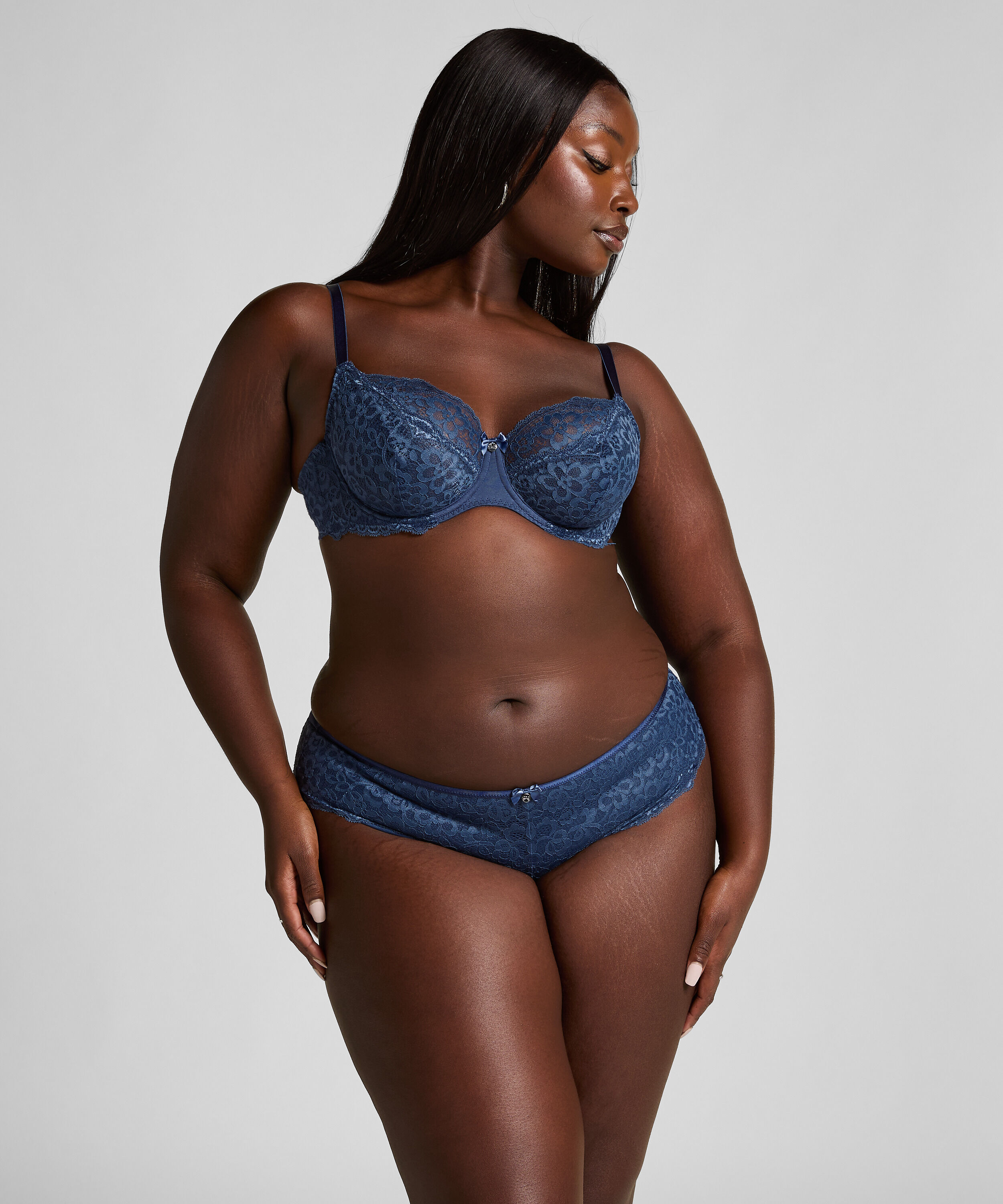 Marine Non-Padded Underwired Bra