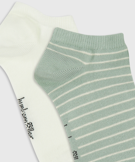 2 Pairs Of Socks, White