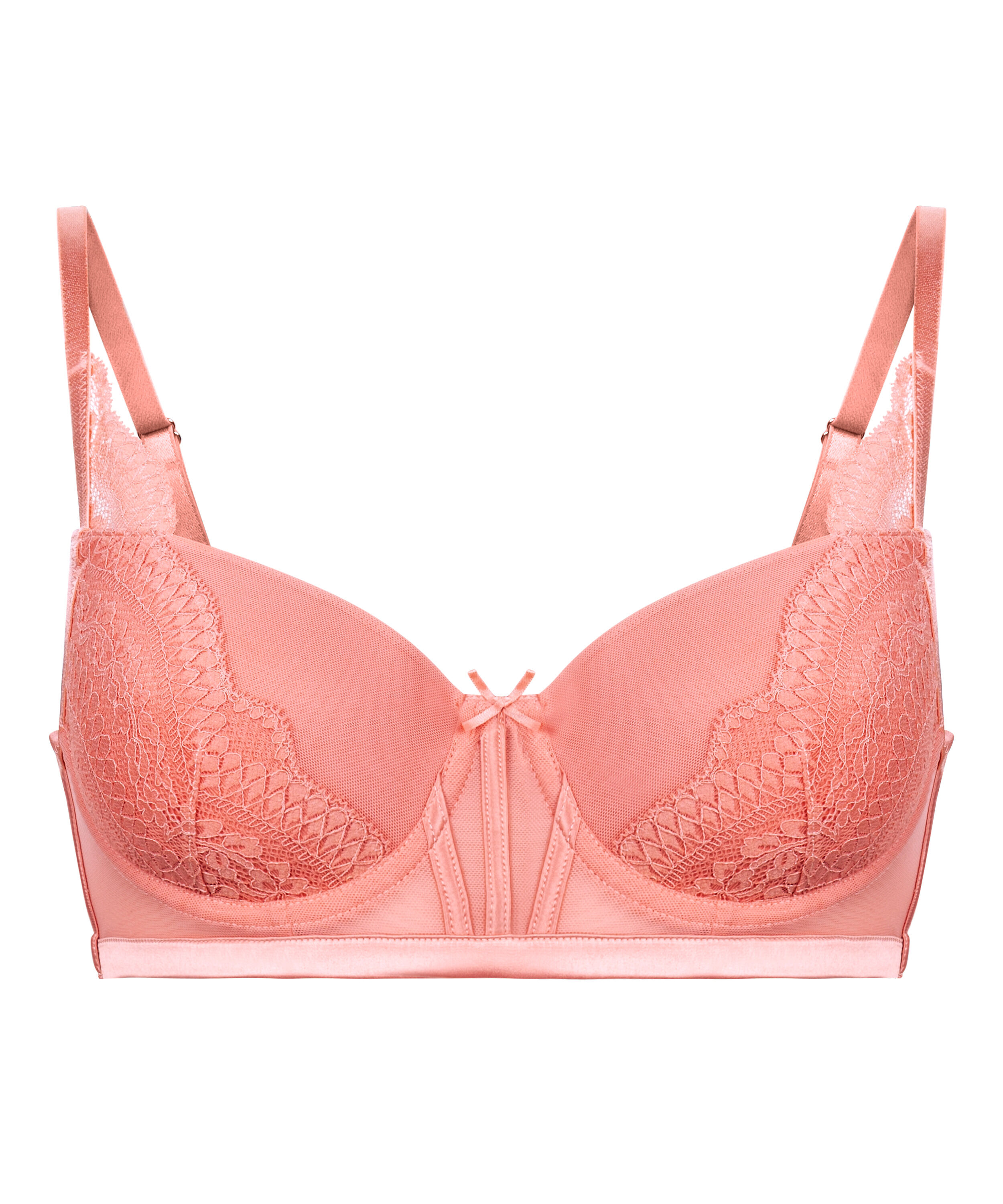 Robijn Underwired Push-Up Bra, Orange