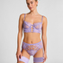 Nienke Non-Padded Underwired Longline Bra, Purple