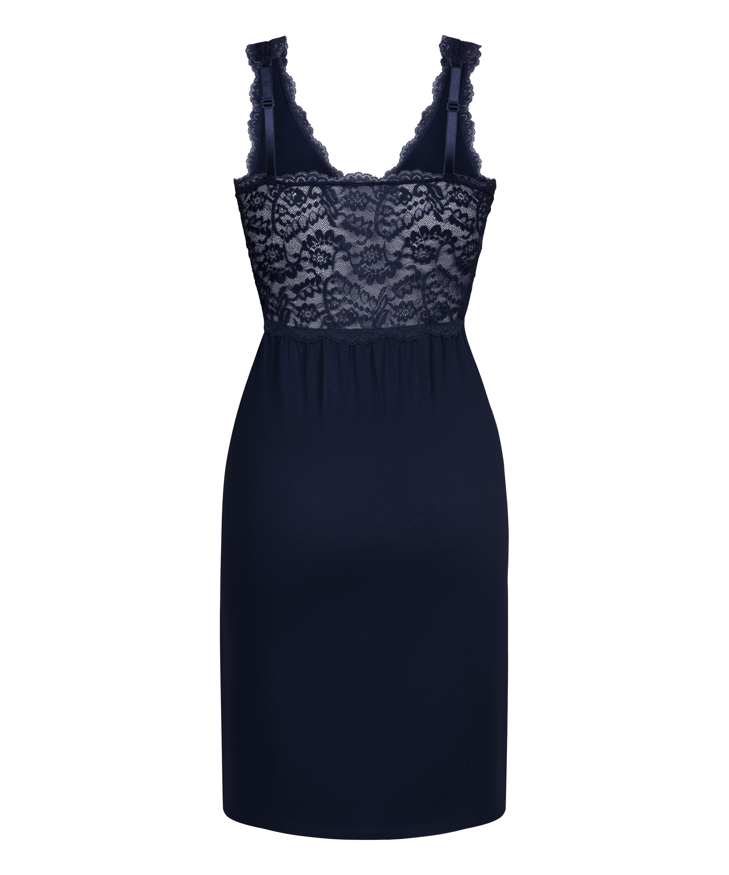 Nora Lace Slip Dress, Blue, main