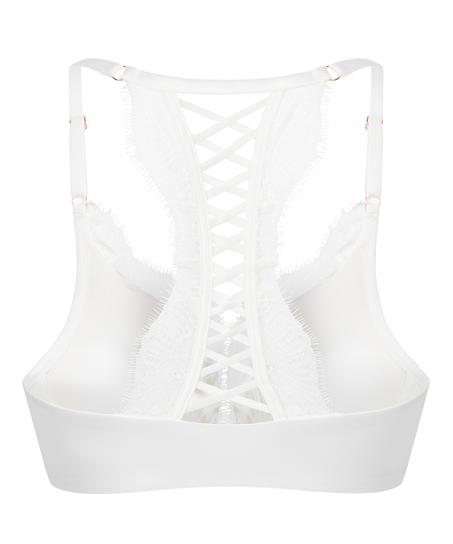 Tiah Padded Underwired Push-up Bra, White