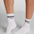 Cotton Crew Socks, Black