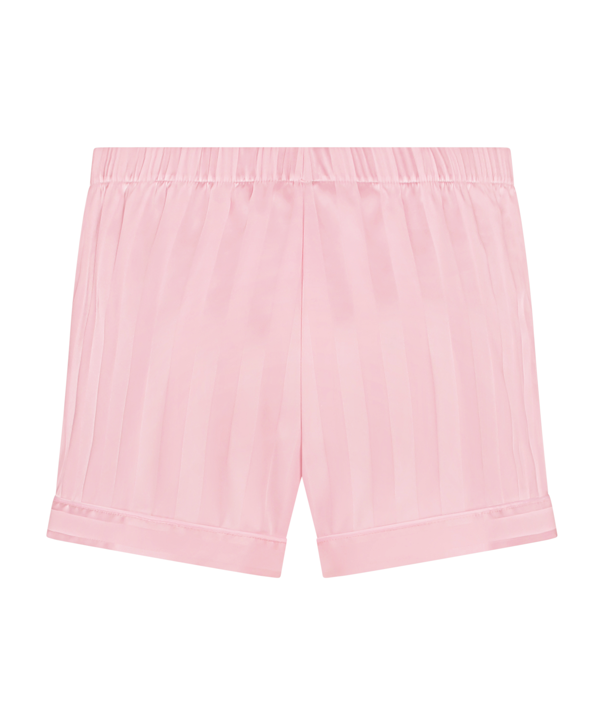 Satin pyjama shorts, Pink, main
