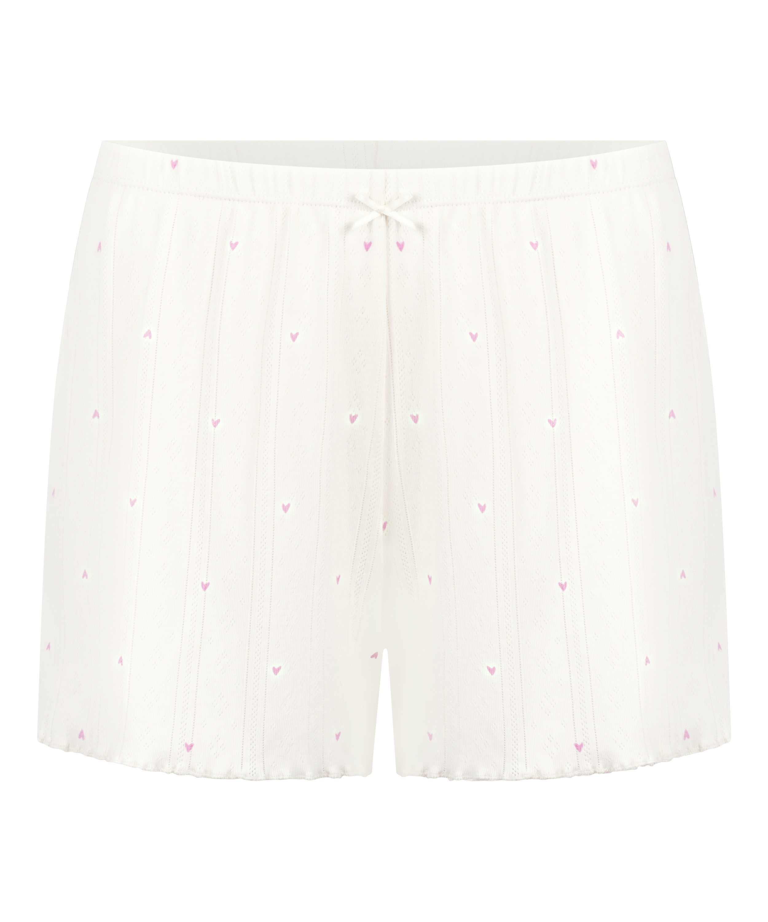 Pointelle Short, White, main