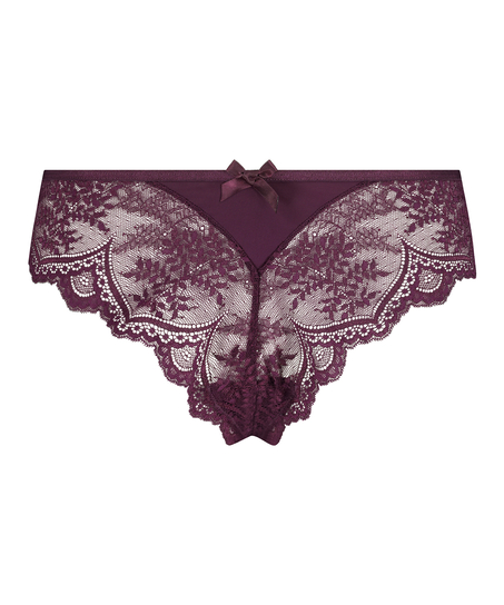 Heira High Leg Brazilian, Purple