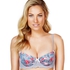 Padded underwired bra Lily Sweetheart, Grey