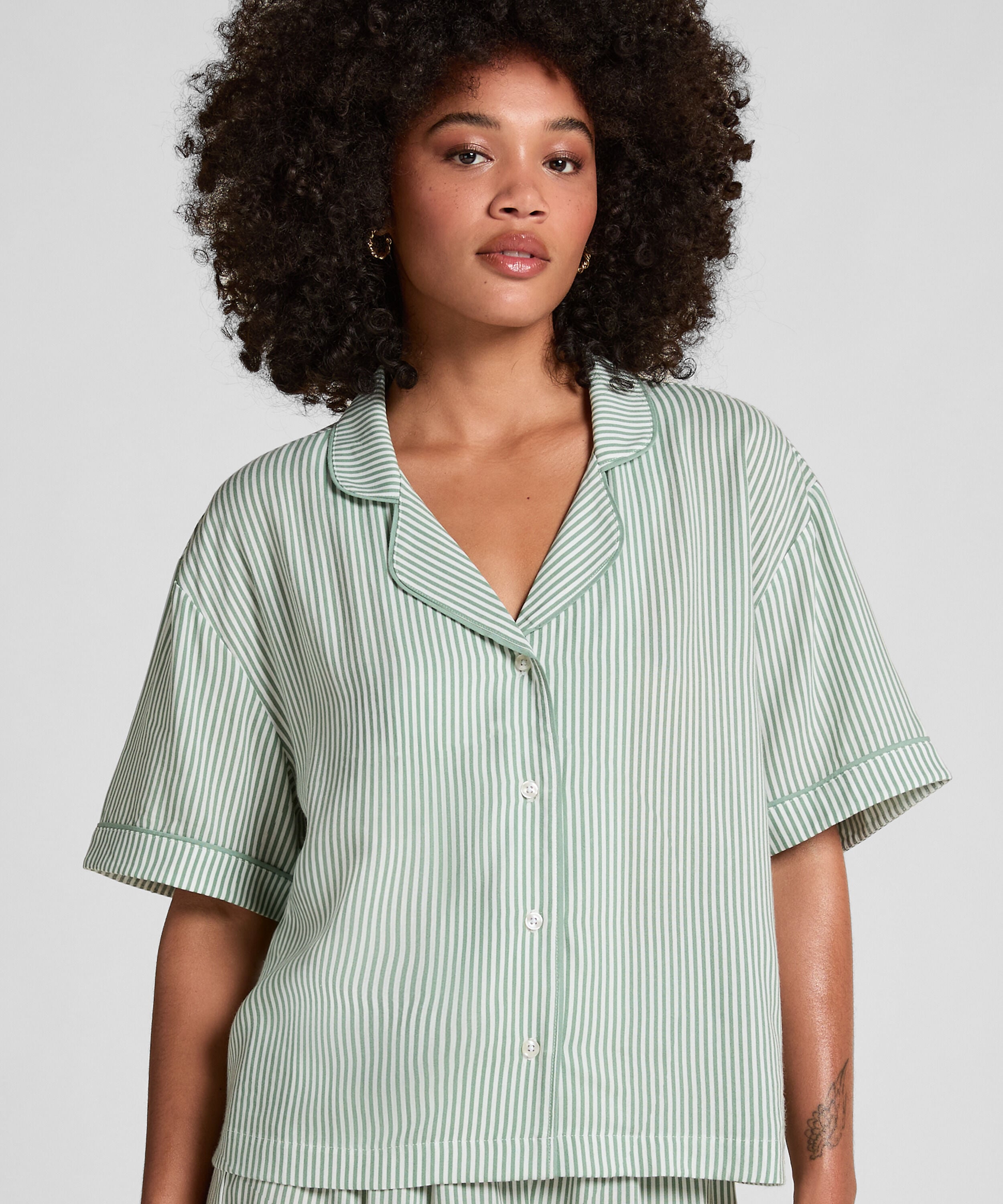 Jacket Short Sleeves Woven, Green Jacket Short Sleeves Woven, Green