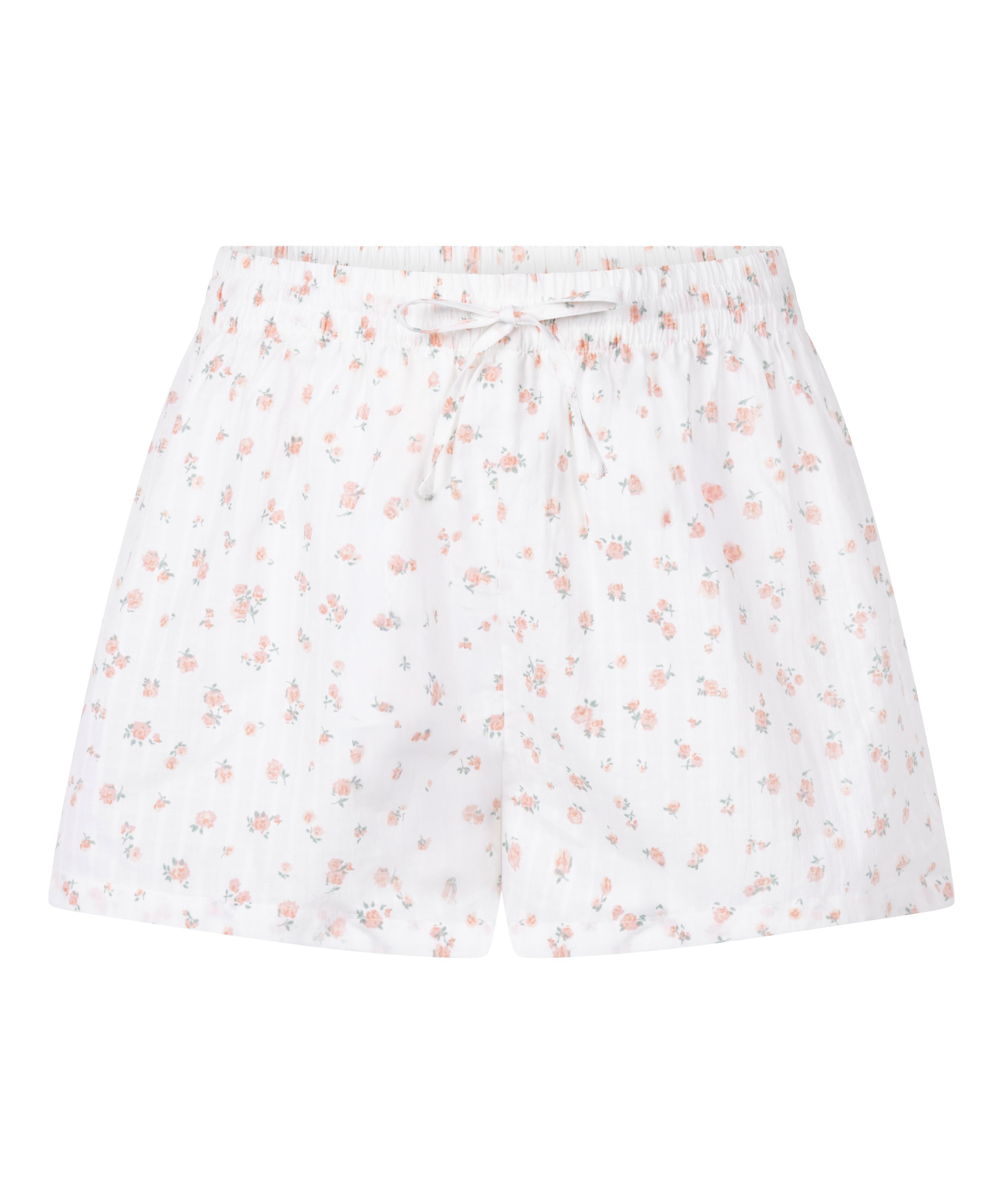 Pyjama Woven Shorts, White, main