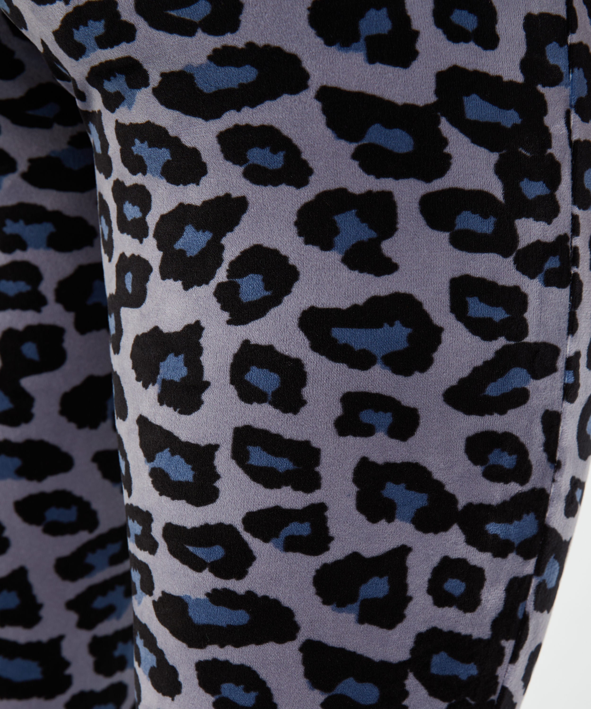 Velvet leggings, Grey, main