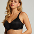 Non-Padded Underwired Minimizer Bra, Black