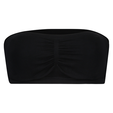 Seamless bandeau top, Black