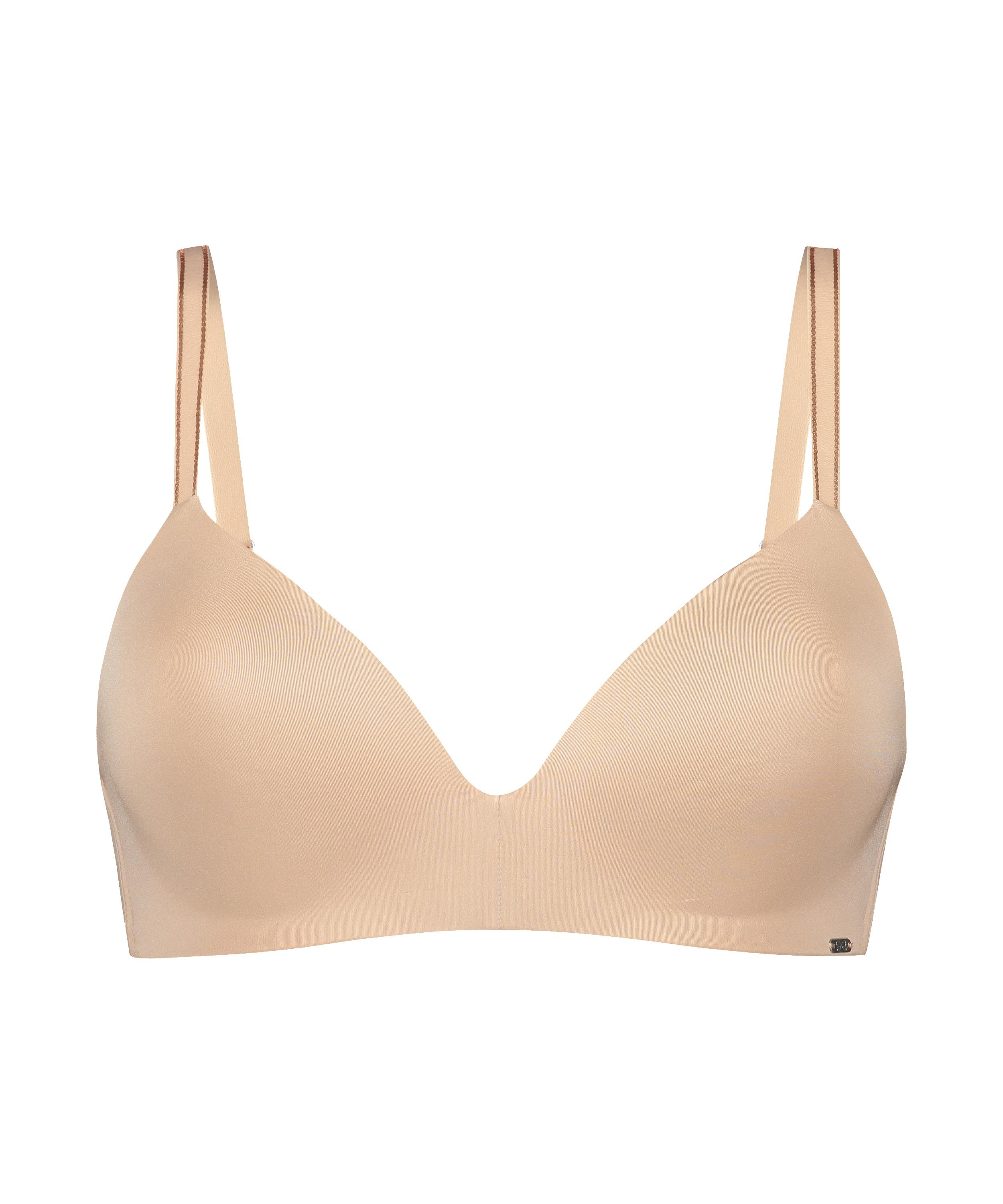 Mona Padded Non-wired Bra, Beige, main