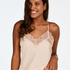 Satin Lace cami top, Orange