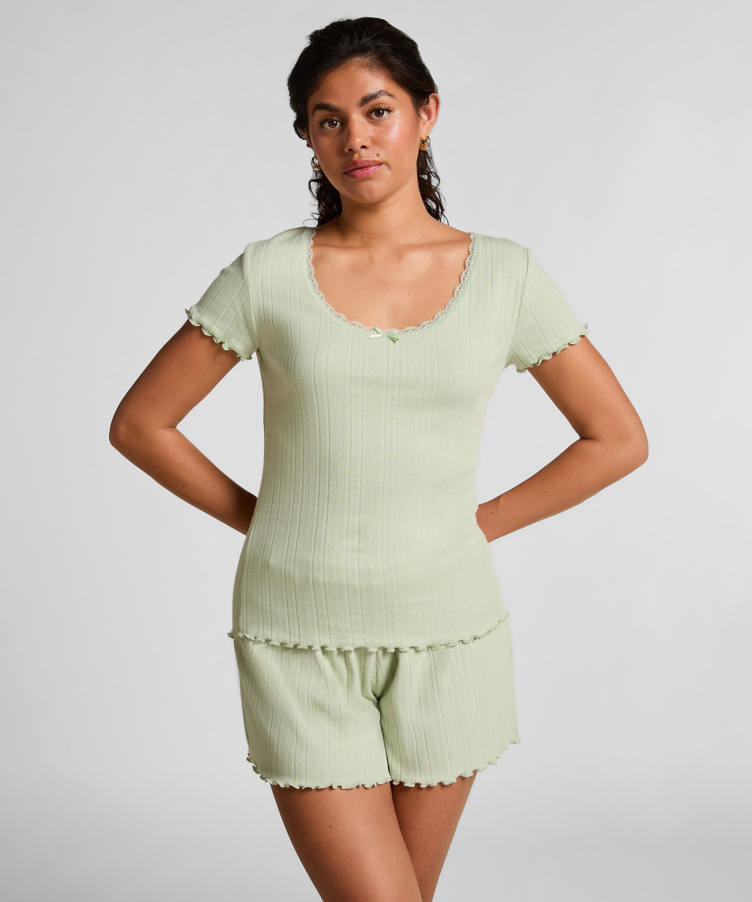 Pointelle Top Lace