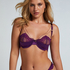 Half-Padded Cup Underwired Bra Belladonna, Purple