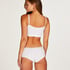 Seamless strappy top, White