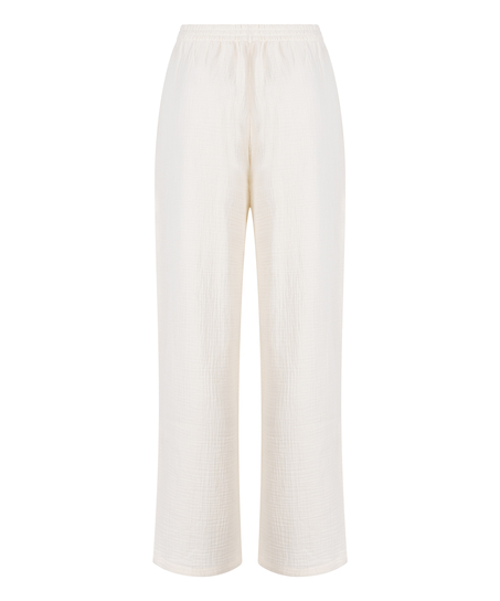 Muslin Pants, White