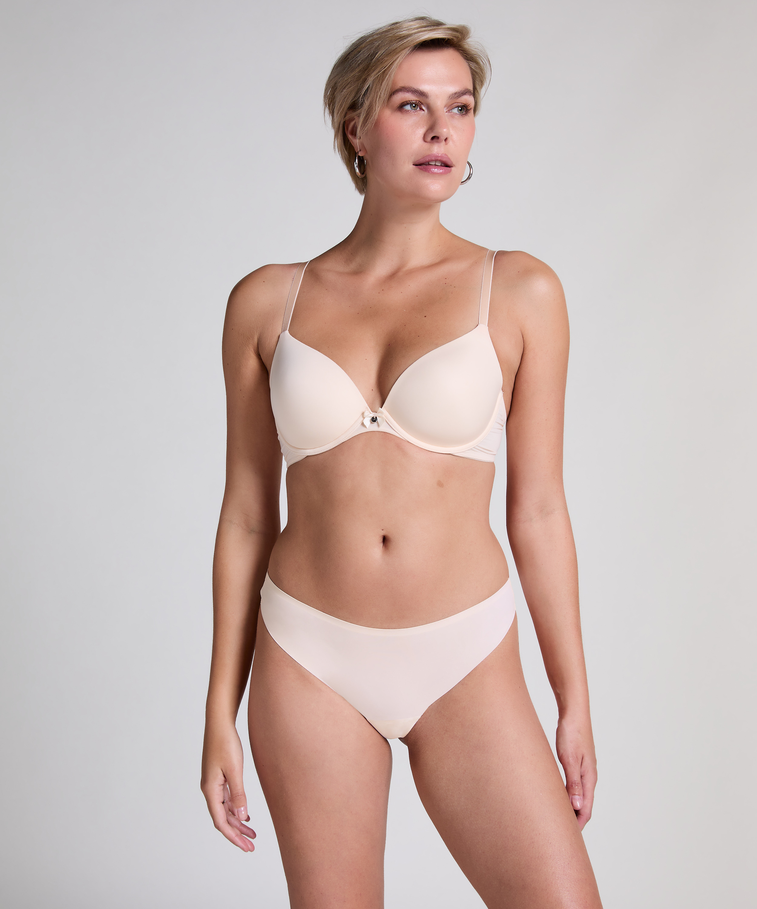 Invisible thong basic, Beige, main