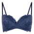 Marine Padded Underwired Bra, Blue