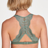 Halter racerback bralette, Green