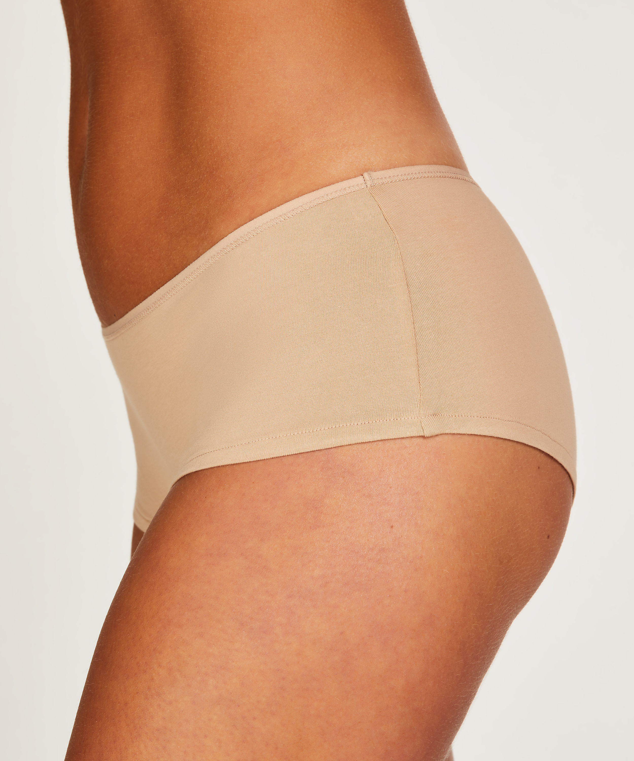 2 Cotton Boxers Kim, Beige, main