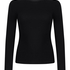 Longsleeved Shirt from Soft Cotton, Black