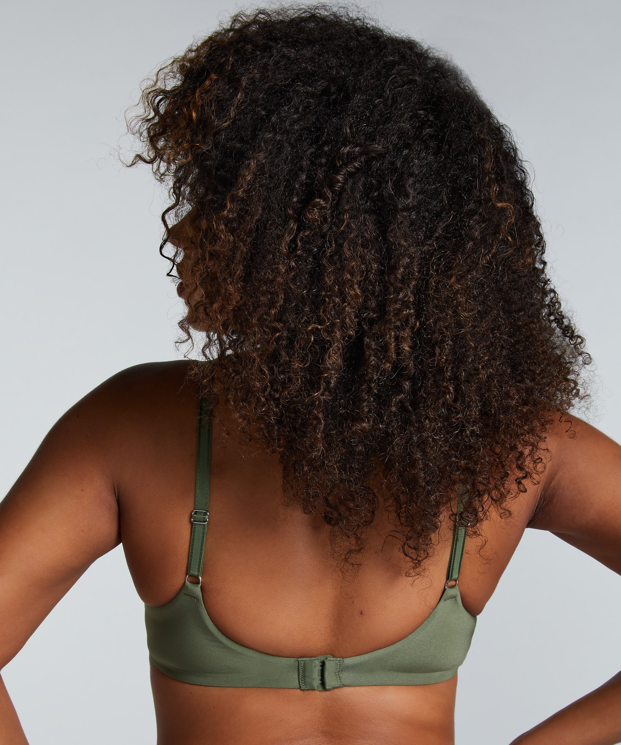 Mona Padded Non-wired Bra, Green, main