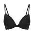 Marine Padded Underwired Push-Up Bra, Black