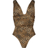 Leopard swimsuit, Brown