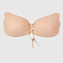 Push-up bra with wing, Beige
