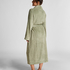 Fleece Bathrobe, Green