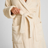 Soft Fleece Bathrobe, White