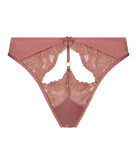 Extrovert Open Crotch Brazilian, Purple