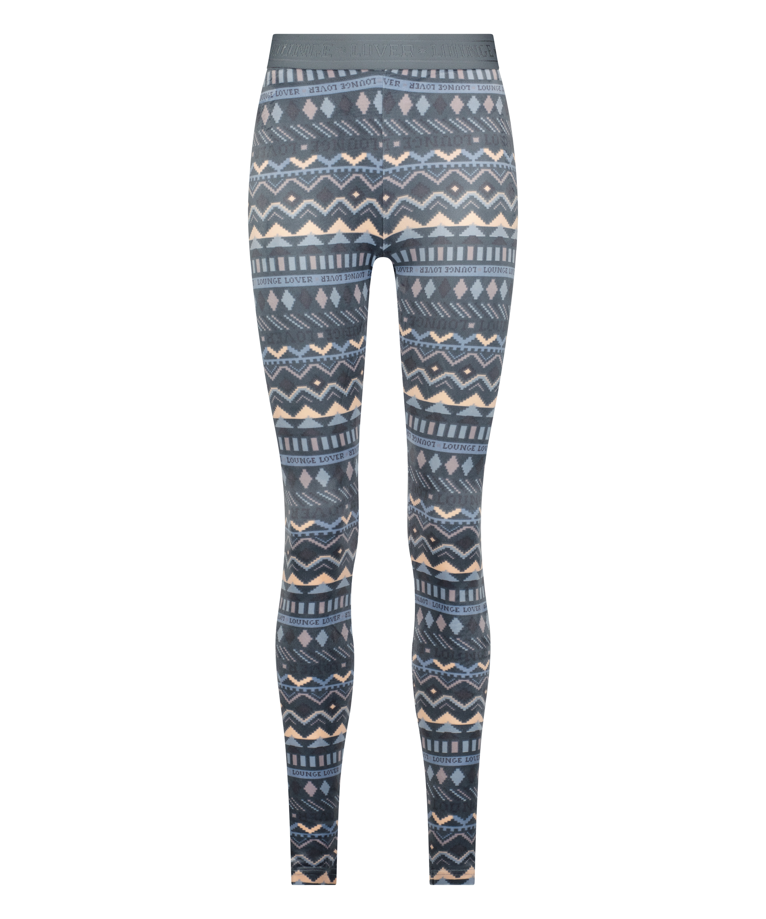 Velour Leggings, Blue, main